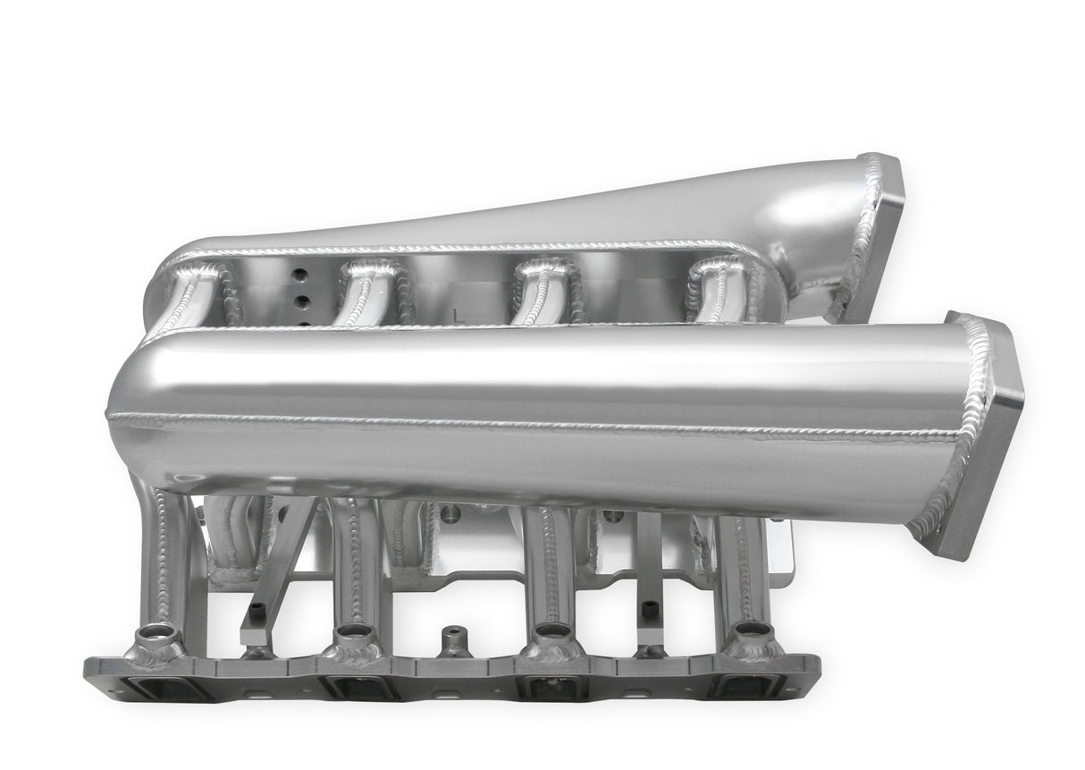 Holley 820201 Sniper EFI Fabricated Intake Manifold Dual Plenum 92mm LS1/2/6, Rail Kit - Slvr