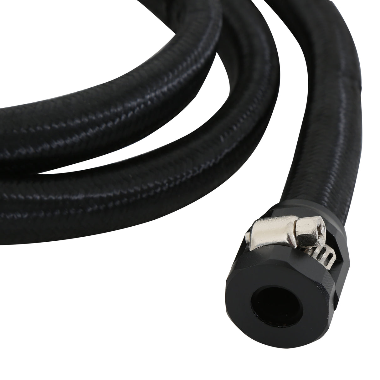 Mr Gasket BLACK BRAID FUEL LINE KIT 3' - 1526B