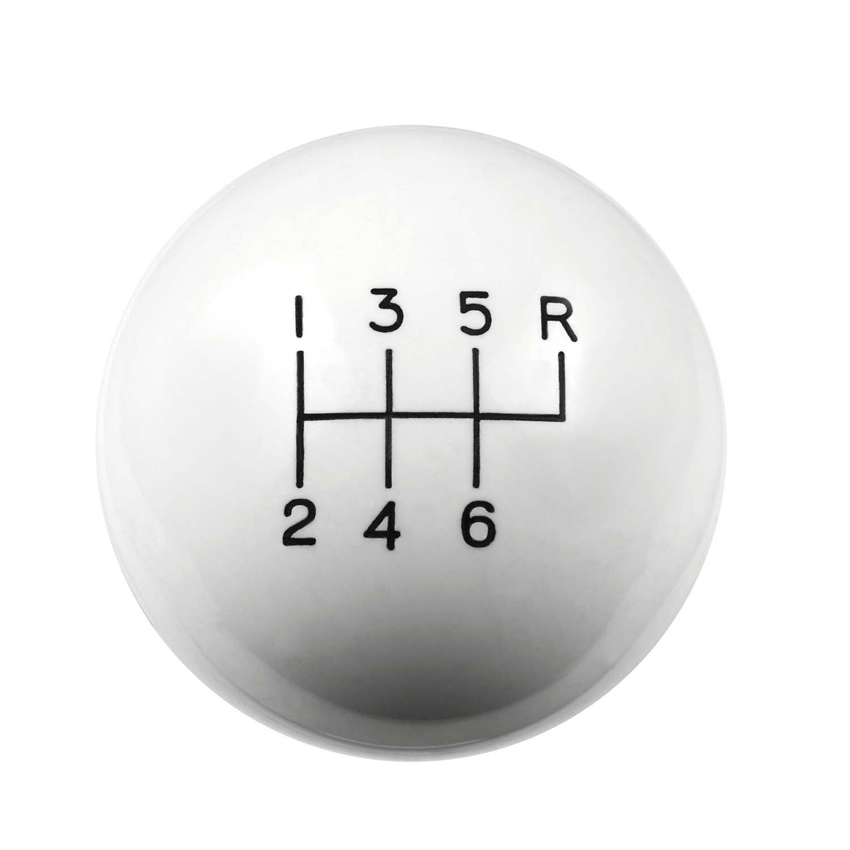 Hurst Shift Knob - 6-Speed - White - 1630056