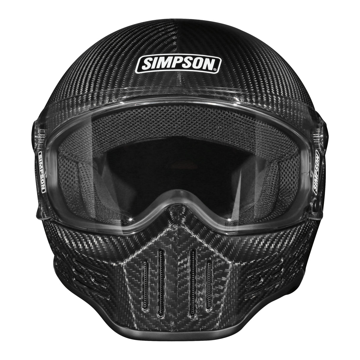 Simpson Motorcycle M30 Bandit Helmet - Carbon - Small - M30CSM
