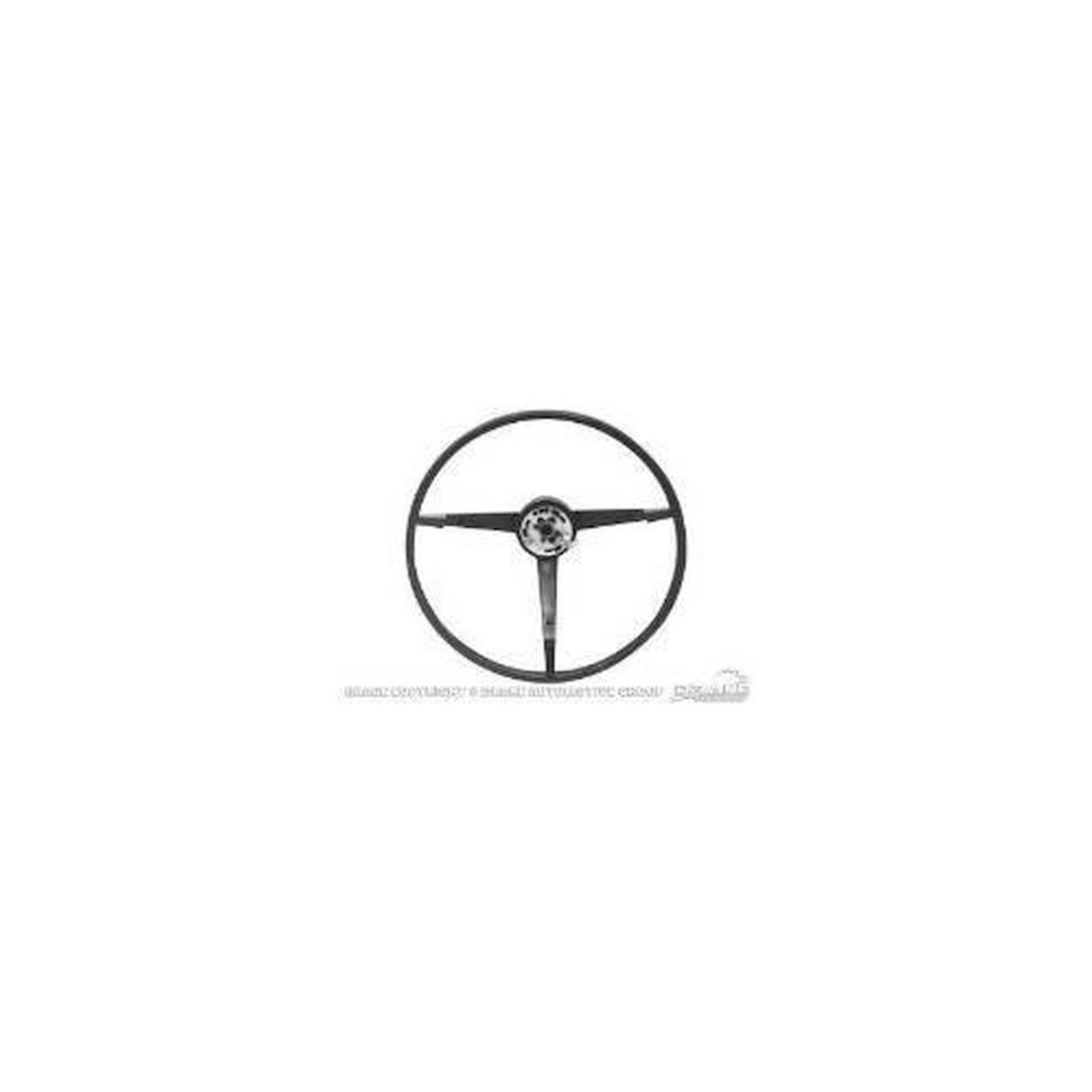 Scott Drake Standard Steering Wheel (Black, Generator) - C4ZZ-3600-BK