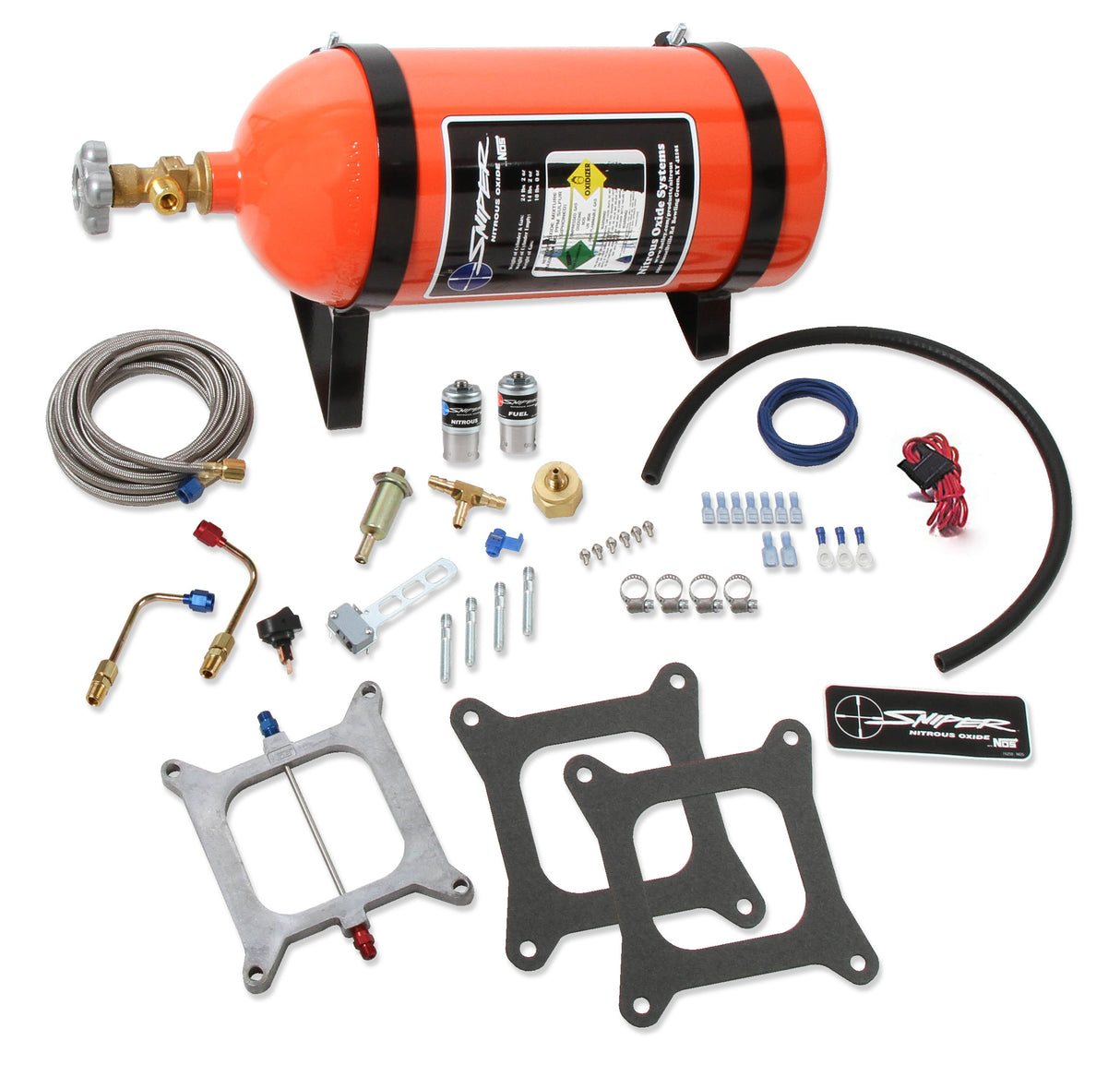 NOS Sniper Wet Nitrous Plate Kit - 4150 Square Bore - 07001NOS