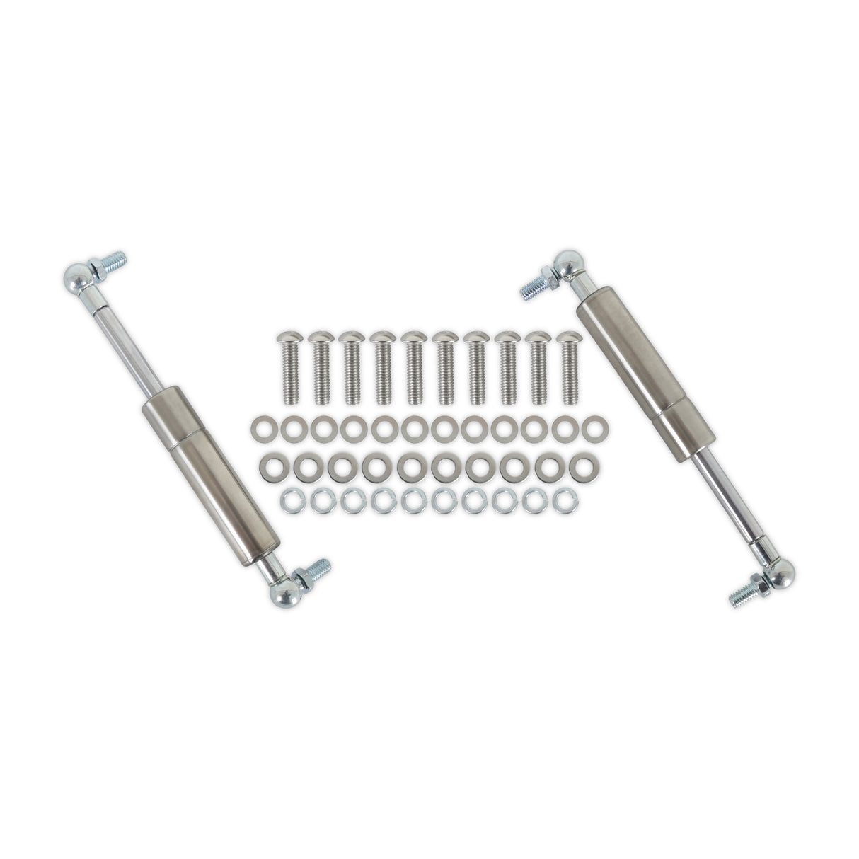 Scott Drake Billet Hood Hinges - Polished - C7ZZ-16796-7-P