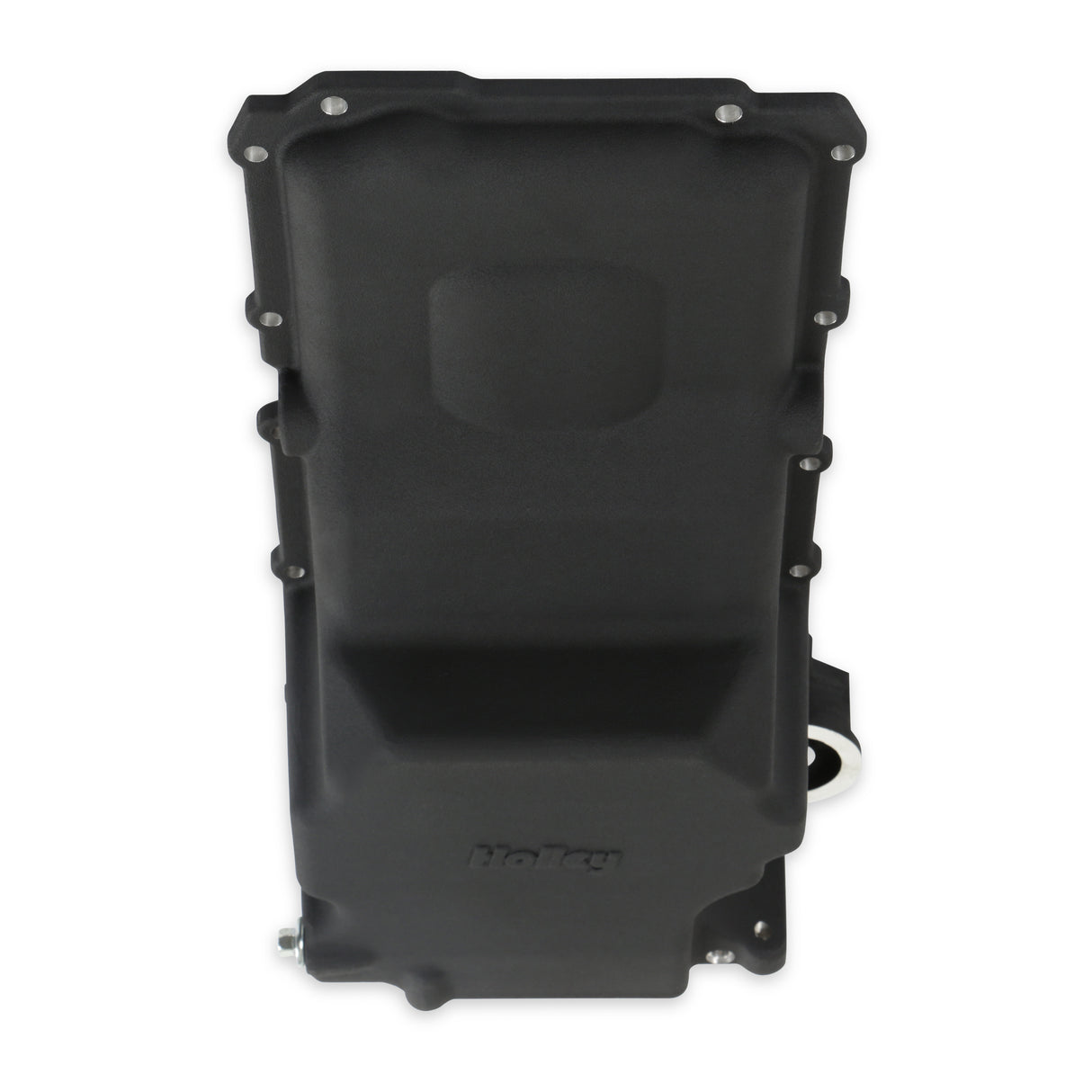 Holley 302-3BK GM LS Swap Oil Pan - Black - Most Front Clearance