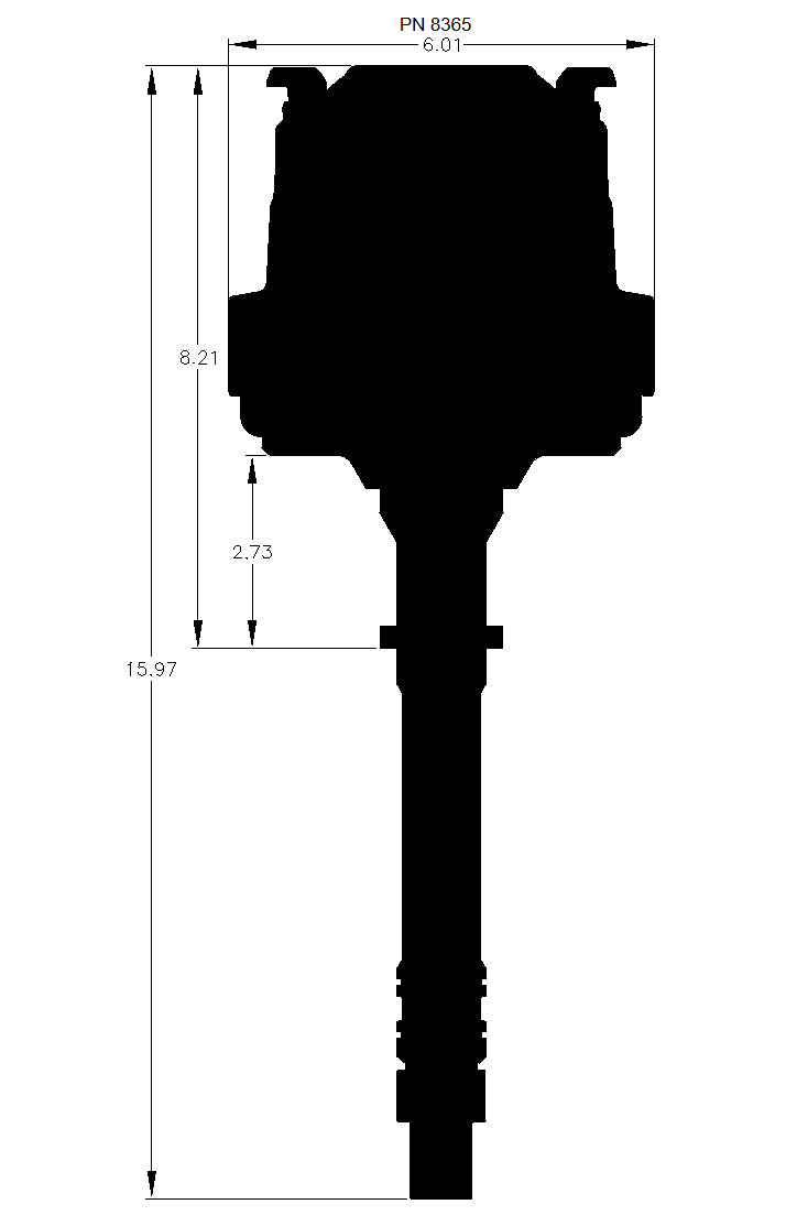 MSD GM HEI Billet Distributor - 8365
