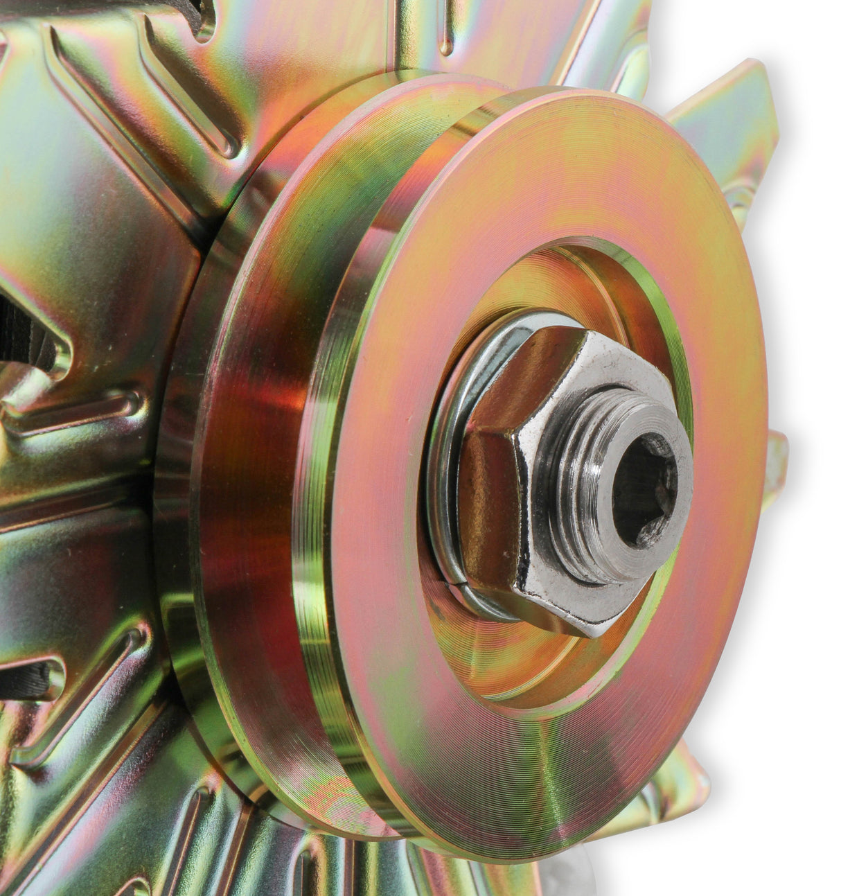 Mr Gasket 1-Wire Alternator - 140 Amp - Natural Finish - 51203NG
