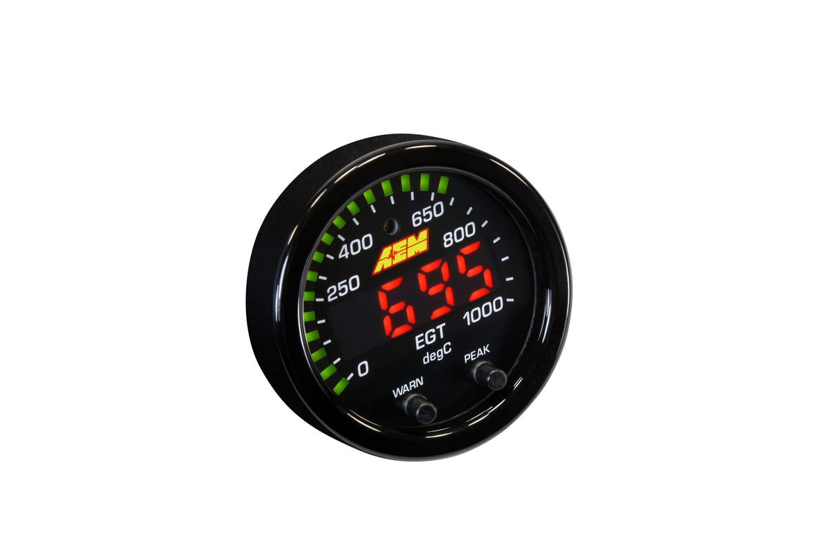 AEM X-Series EGT Gauge Kit - 30-0305