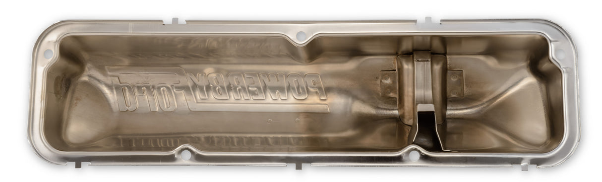 Scott Drake "Powered by Ford" Chrome Valve Covers - C6OZ-6A582-C