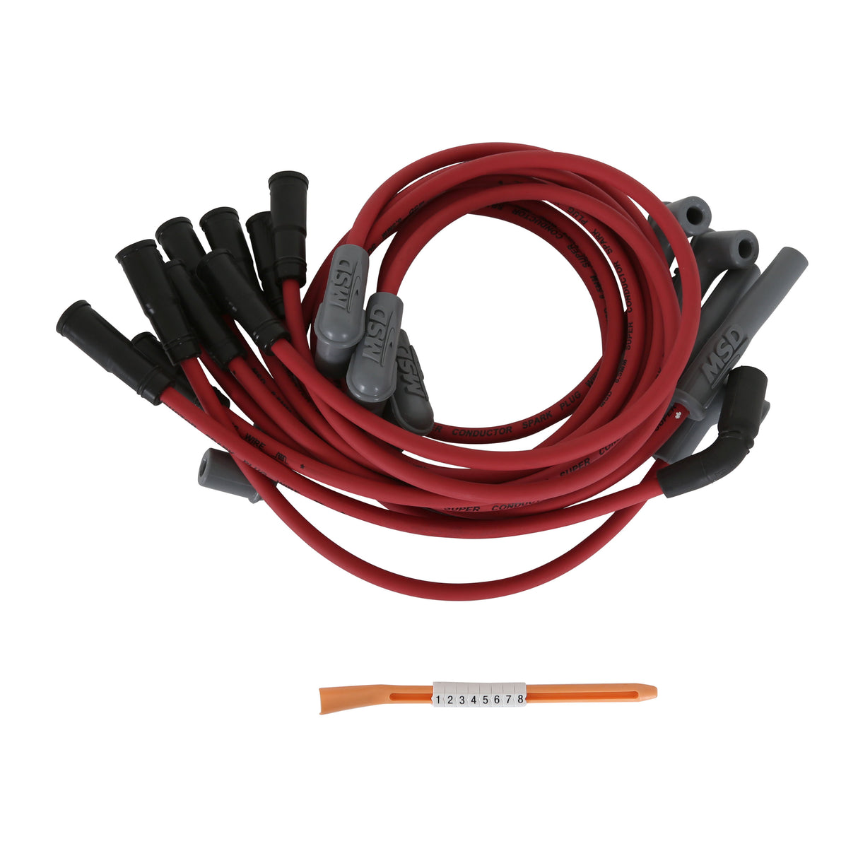 MSD Super Conductor Spark Plug Wire Set, Chevy Corvette, LT1, V8, ’92-’97 - 32179
