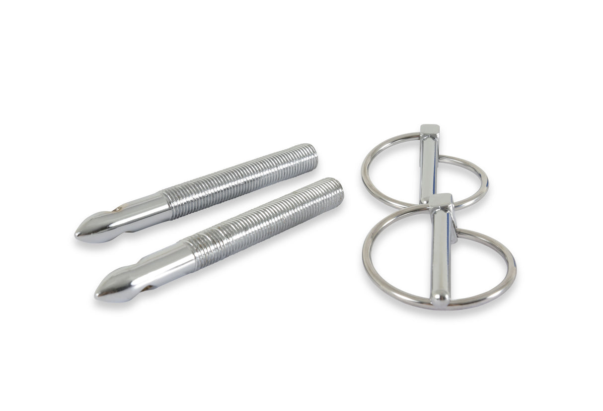 Mr Gasket Hood & Deck Pinning Kits - With Screw-On Scuff Plates - 1017