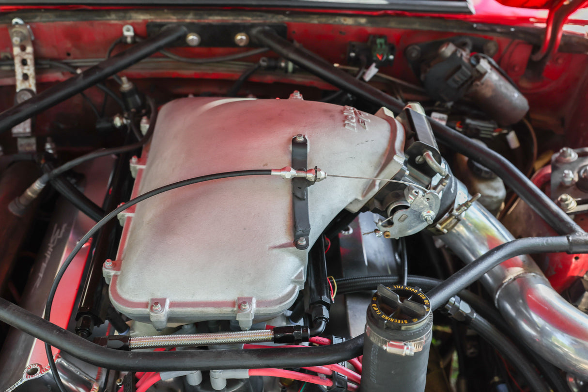 Holley 300-306 8.2" SBF Ford Hi-Ram EFI Manifold with Side Mount Top