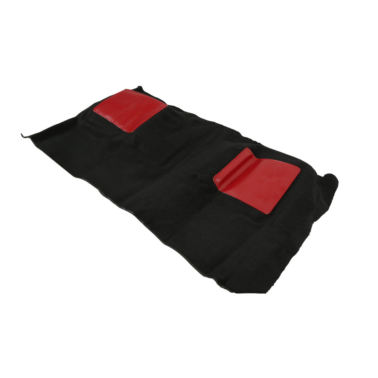 Scott Drake Mach 1 Carpet Kit (Black with Red Inserts) - CAR69-M-BK-RD