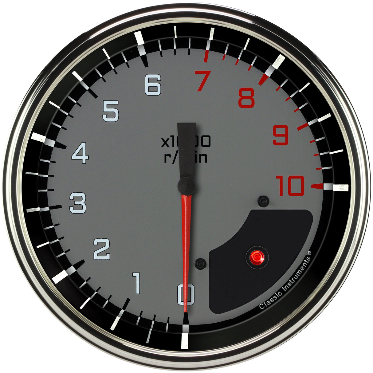 Classic Instruments AUTO CROSS GREY 5IN TACH 10K - AX71GSLF
