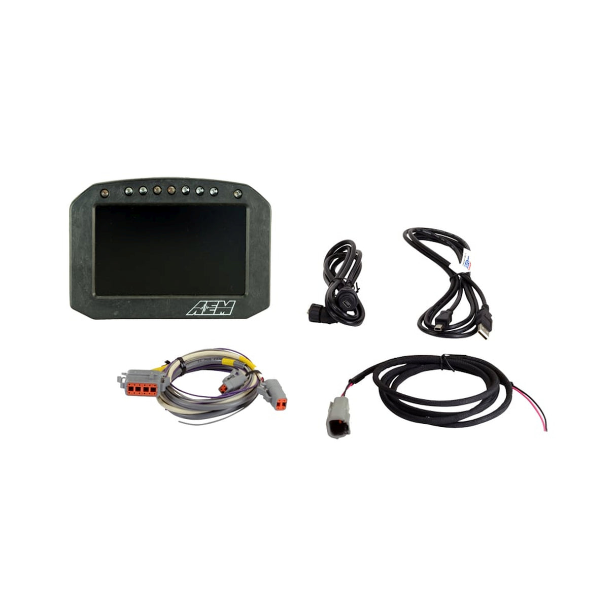 AEM CD-5FL Carbon Flat Panel Logging Display - 30-5601F