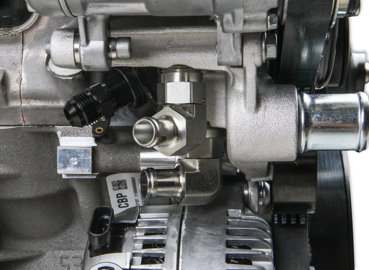 Holley 20-230BK Premium Mid-Mount Complete Accessory System -GM Gen V LT5 Dry Sump Engines-Black Finish