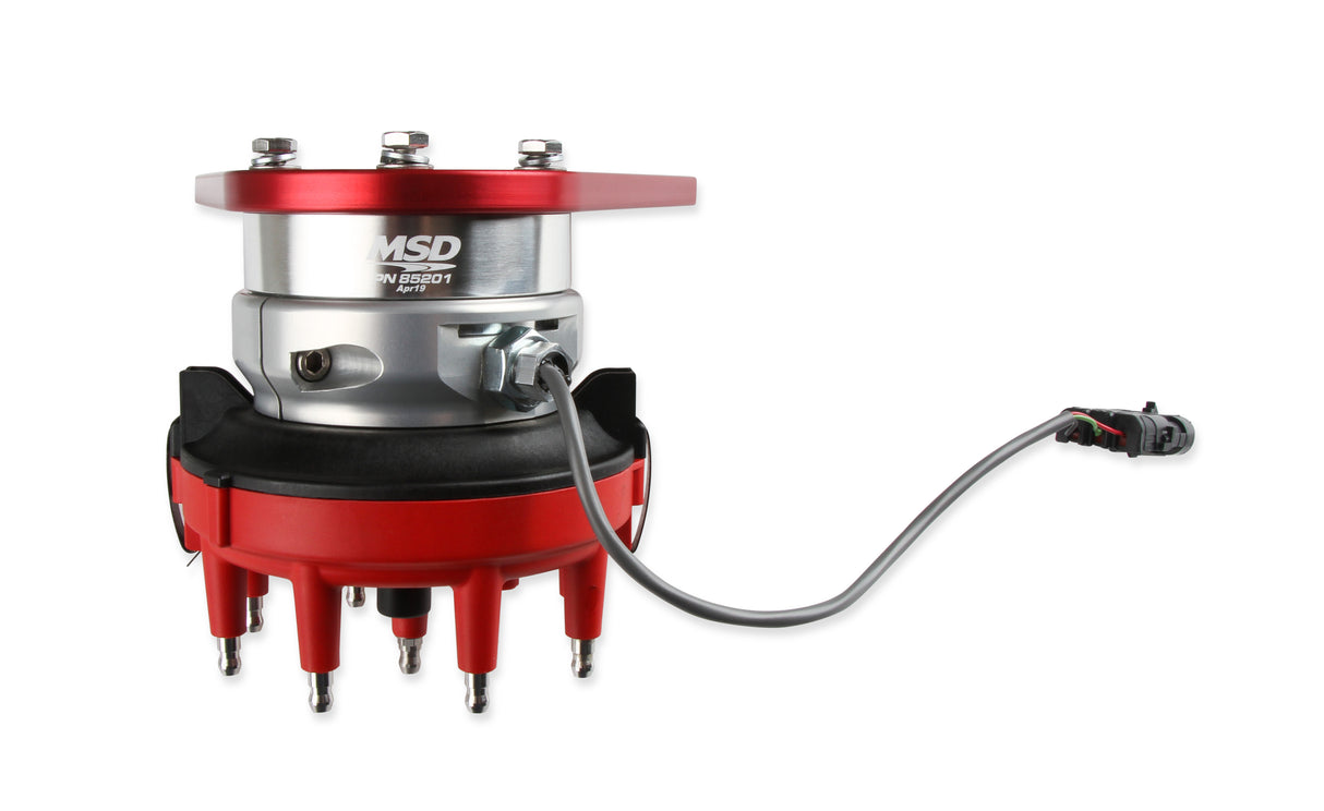 MSD Front Drive Distributor with Adjustable Cam Sync - 85201