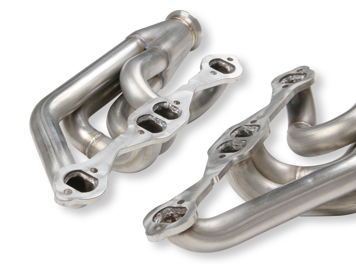 Flowtech Small Block Chevy Turbo Headers - Natural Finish - 11572FLT