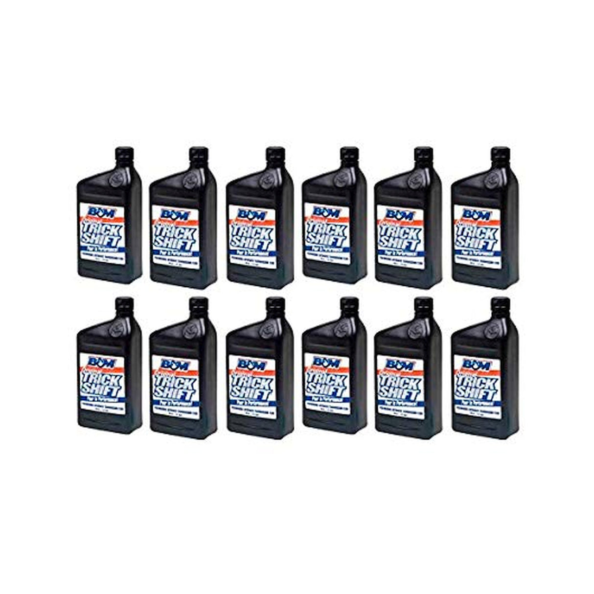 B&M Trick Shift Automatic Transmission Fluid - Case of 12 Quart Bottles - 80261