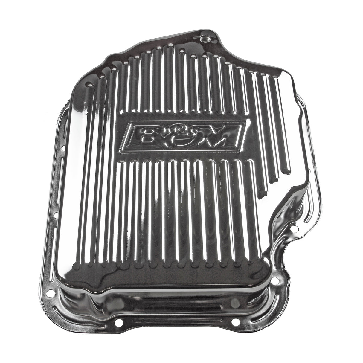 B&M Hi-Tek Deep Transmission Pan - Chrome - 20289