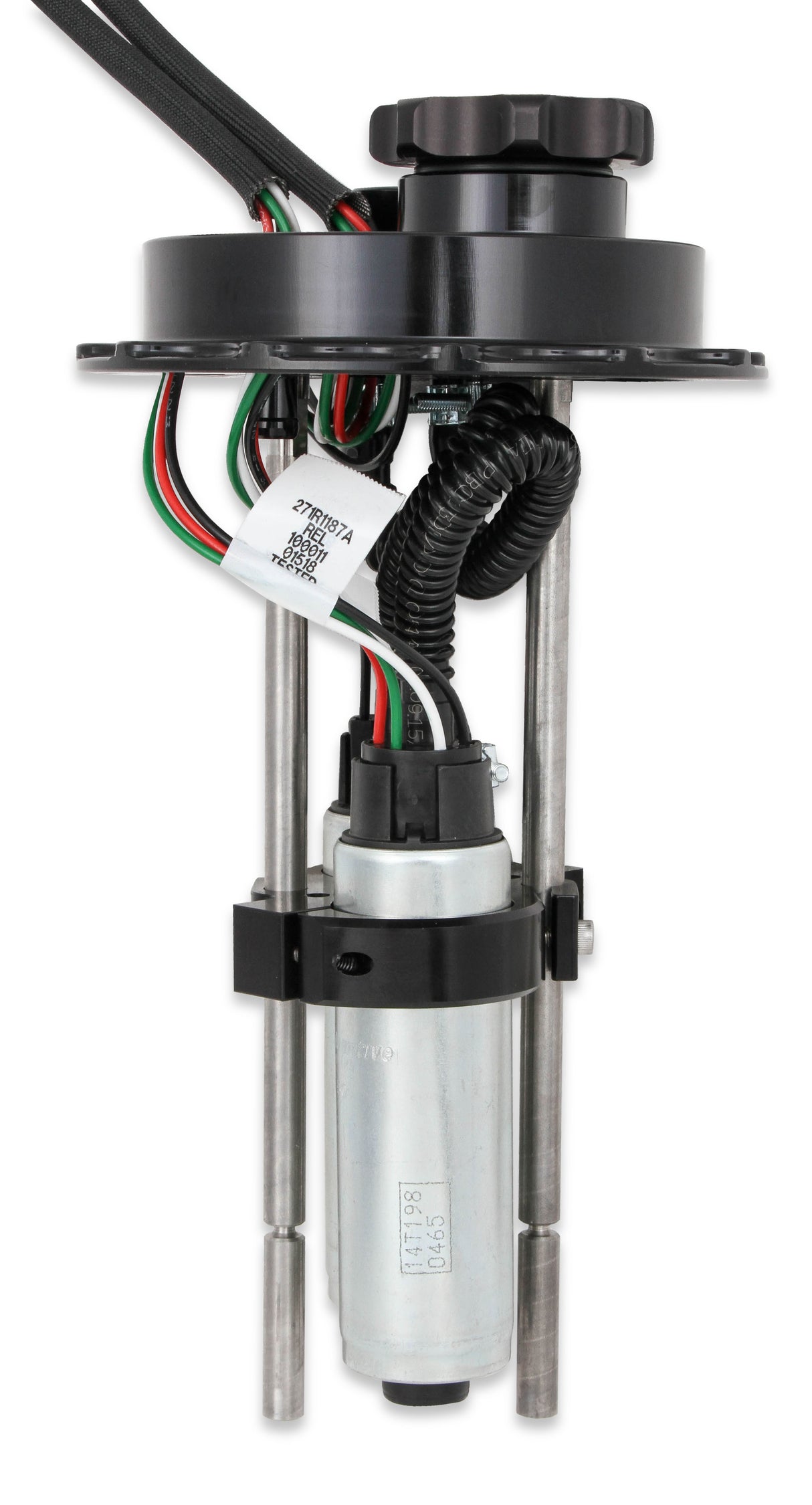 Holley 12-143 Fuel Cell Pump Module Assembly 6 Bolt Flange with VR Series Brushless Fuel Pumps