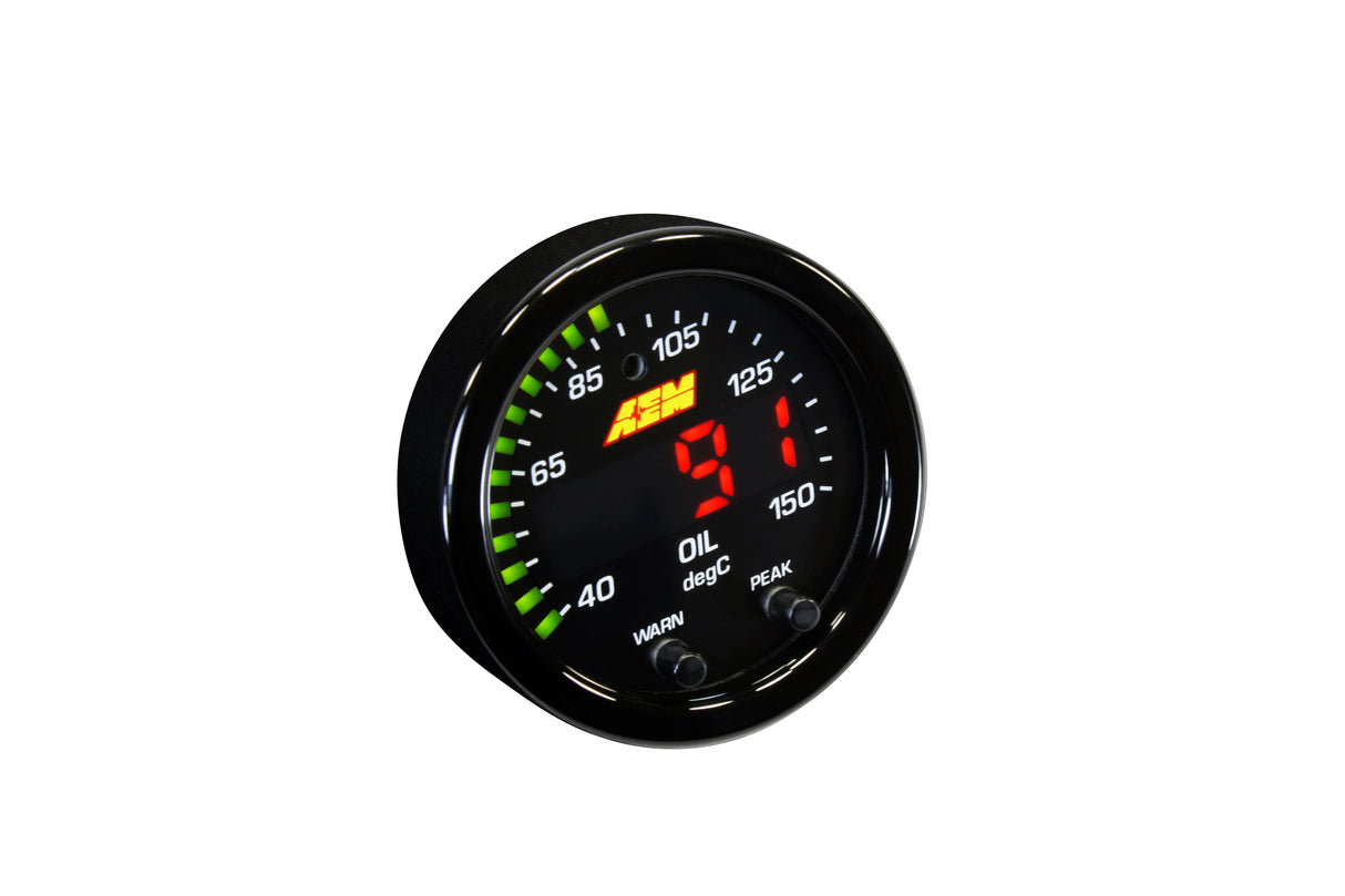 AEM X-Series Temperature Gauge Kit - 30-0302
