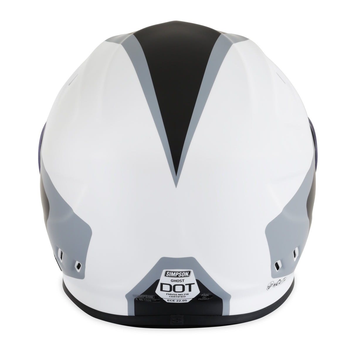 Simpson Motorcycle Ghost Bandit Helmet - Wraith MD - GBDMWRA