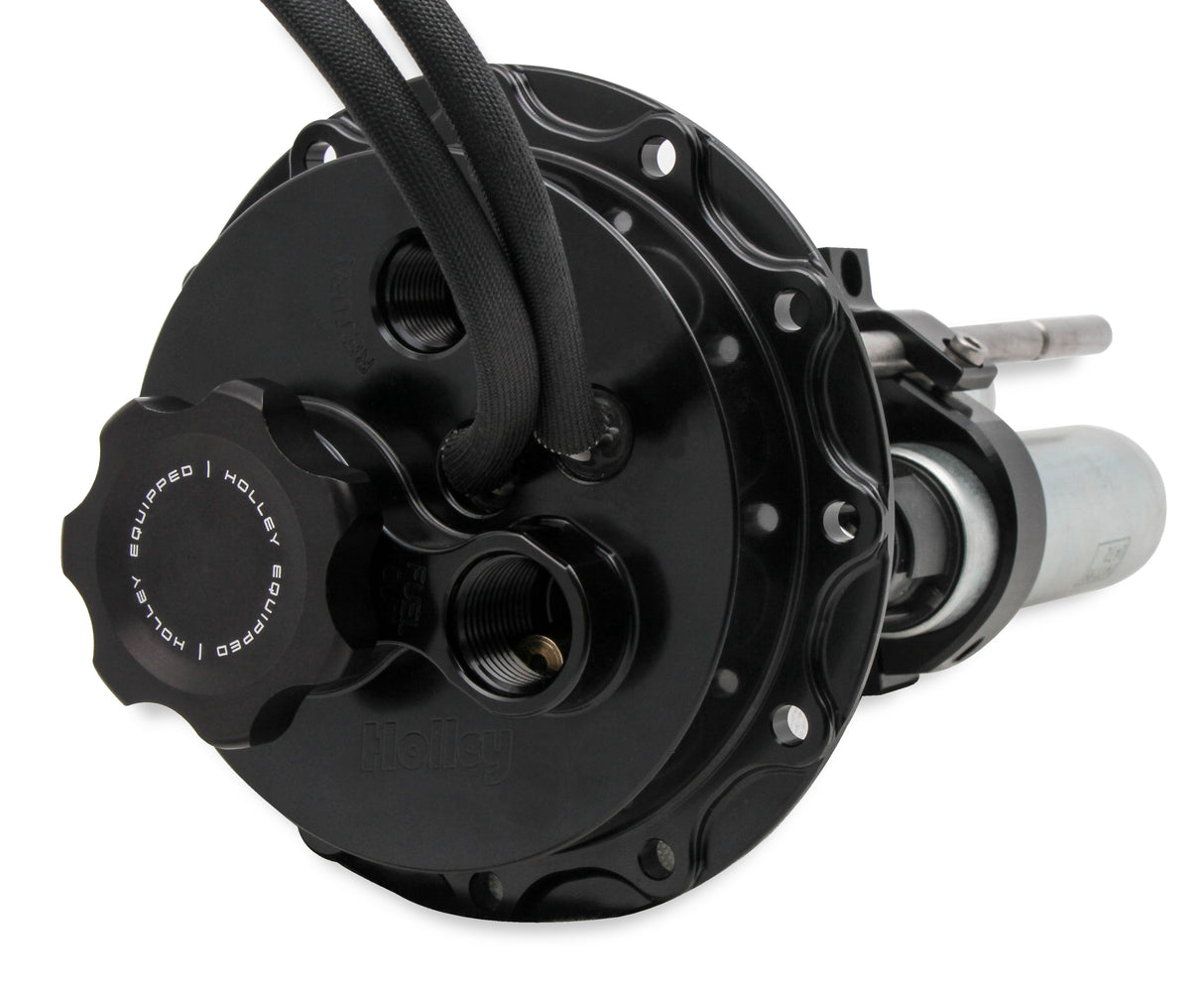 Holley 12-149 Fuel Cell Pump Module Assembly 12 Bolt Flange with VR Series Brushless Fuel Pump