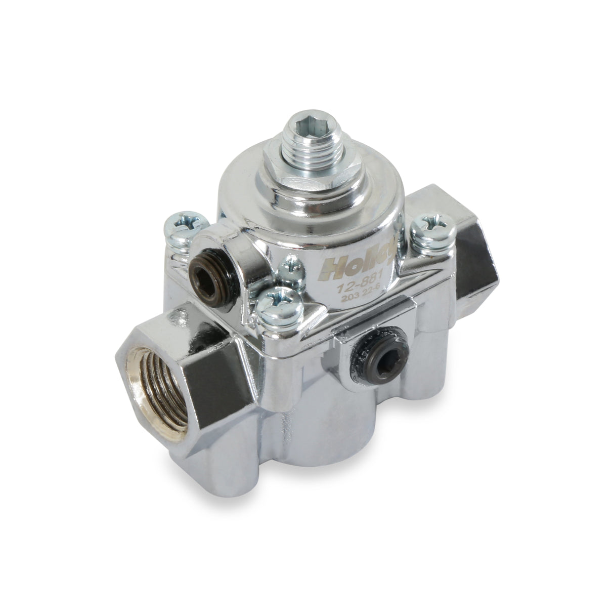 Holley Die Cast By Pass Style Carbureted Fuel Pressure Regulators - 12-881