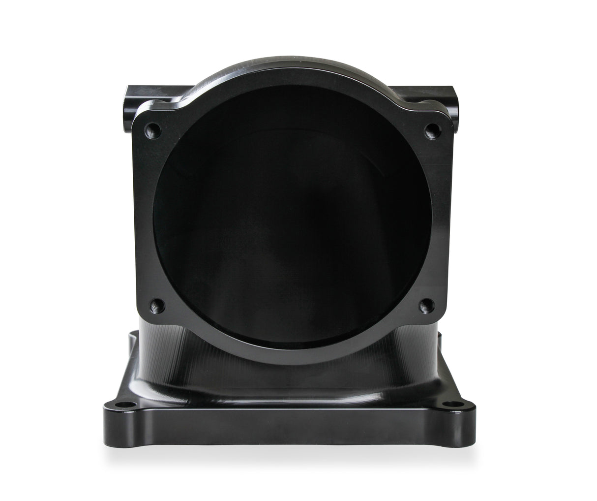 Holley 300-253BK Billet 4500 EFI Throttle Body Intake Elbow-Ls- Black Finish