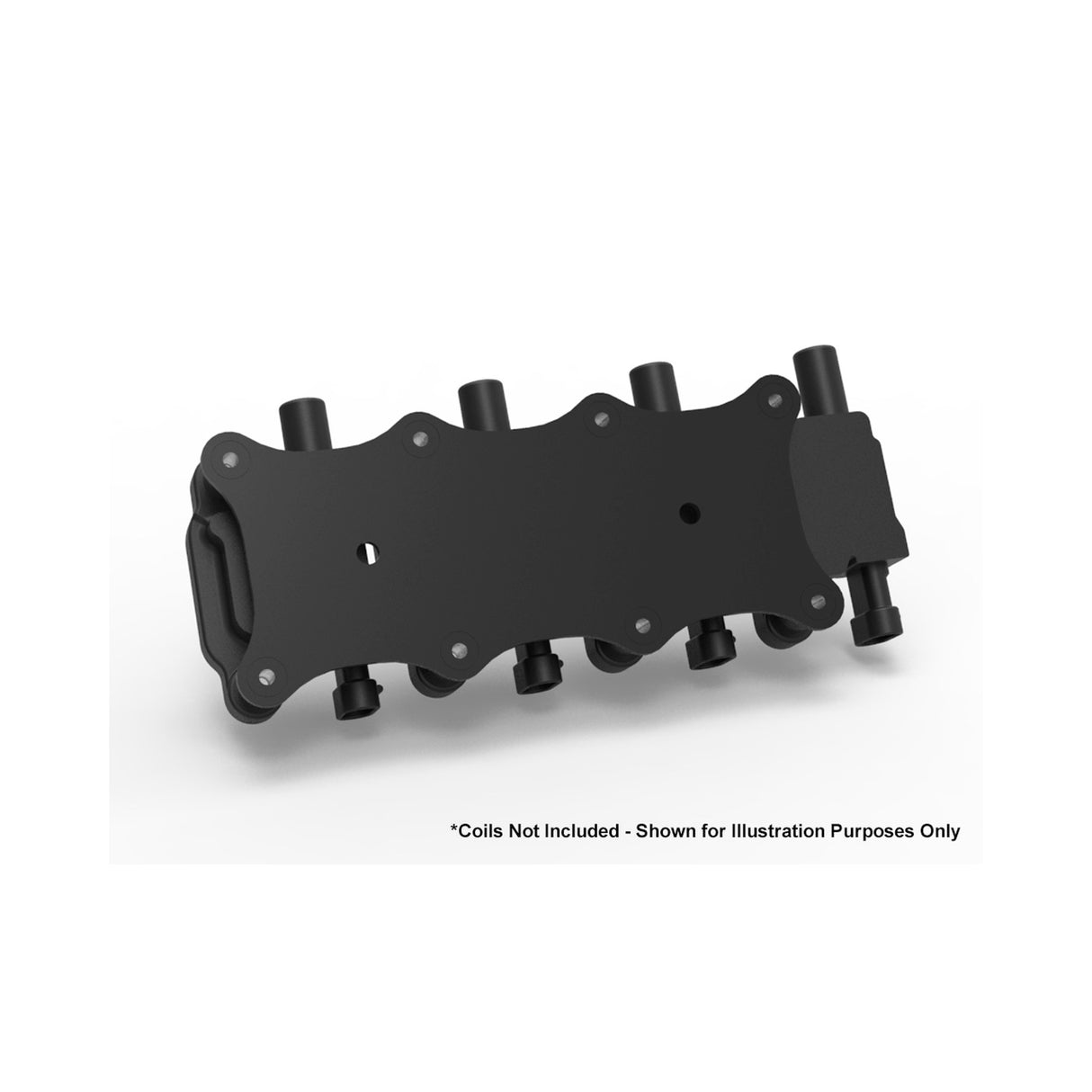 Holley 561-130 EFI Ignition Coil Remote Relocation Bracket, Black Finish, Pair