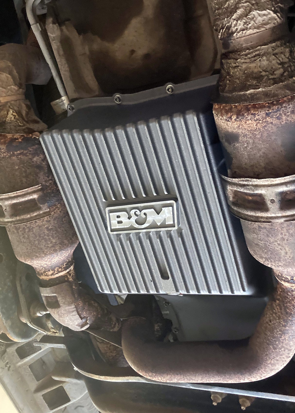 B&M HI-TEK DEEP TRANSMISSION PAN - Natural - 70397