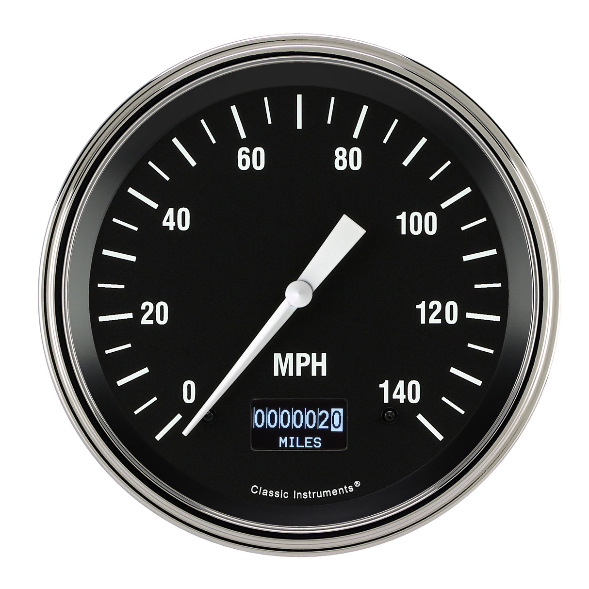 Classic Instruments Hot Rod 4 5/8" Speedometer with Information Screen - HR56DSLF