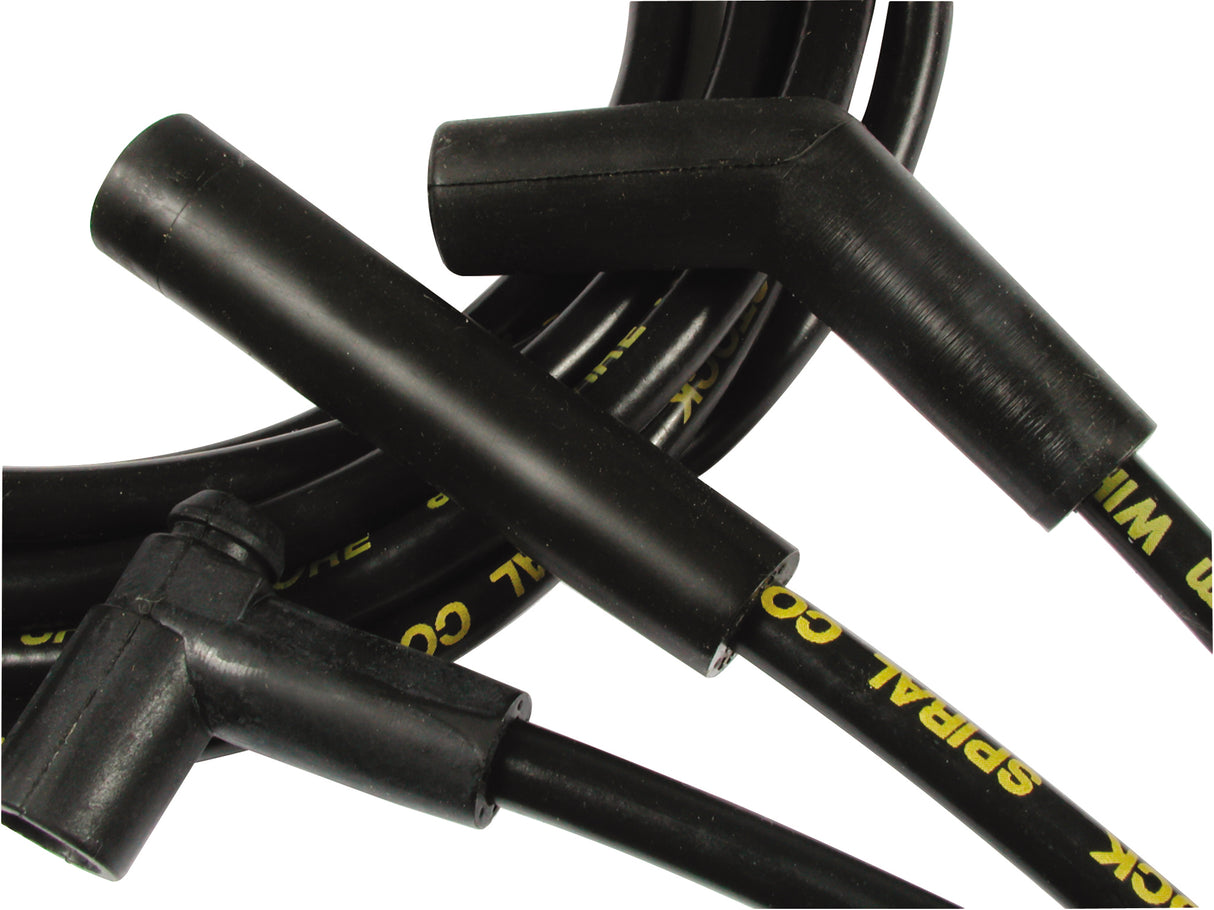 ACCEL Spark Plug Wires - 8mm SUPER STOCK SPIRAL CUST BK - 5051K