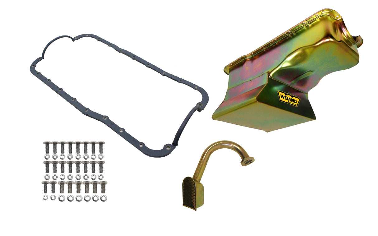 Weiand Oil Pan Kit- Fabricated - 5037WND