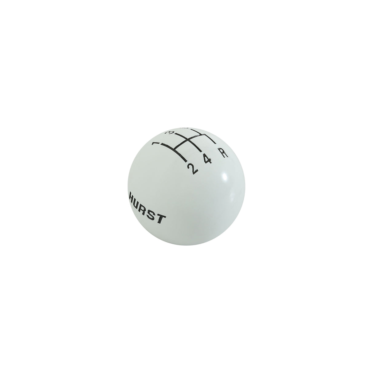 Hurst Shift Knob - 5-Speed Pattern - White - 1630025