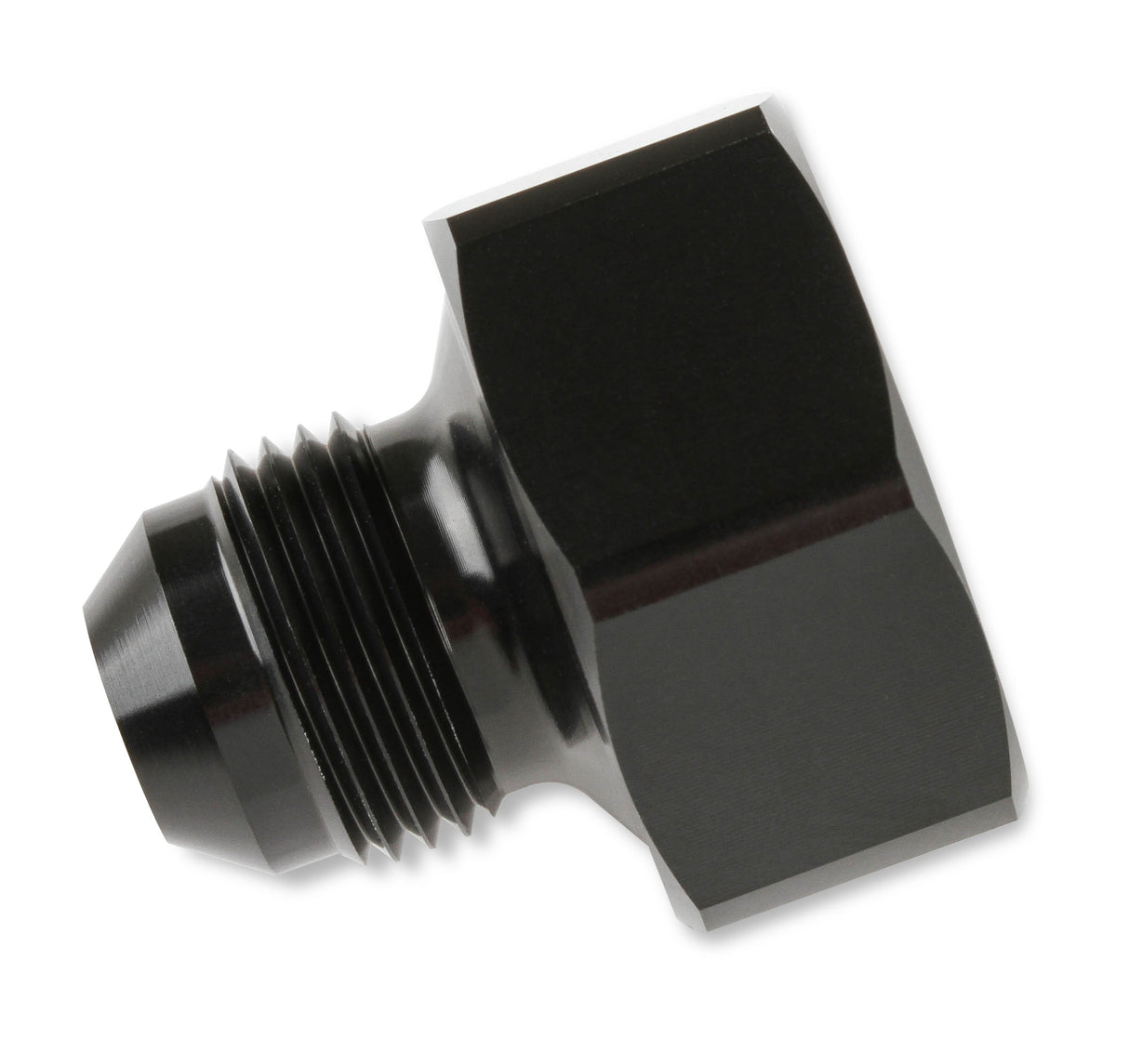 NOS Black T7075 aluminum 8AN-660 Bottle Nut Adapter - 16233NOS