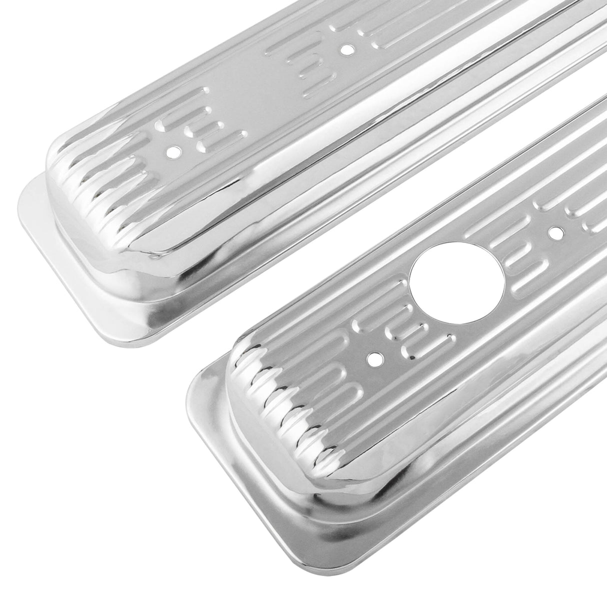 Mr Gasket Chrome Valve Covers Caps - 9847
