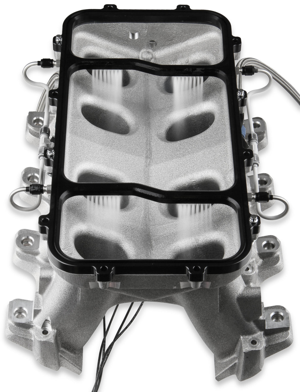 NOS Dry Nitrous Plate for Holley LS Hi-Ram EFI Intake Manifolds-Black - 12535BNOS