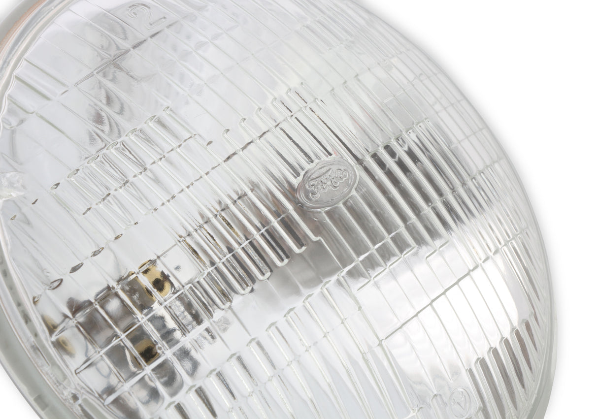 Scott Drake Headlight 7" Round Halogen Sealed Beam with FoMoCo Logo - C0DZ-13007-A