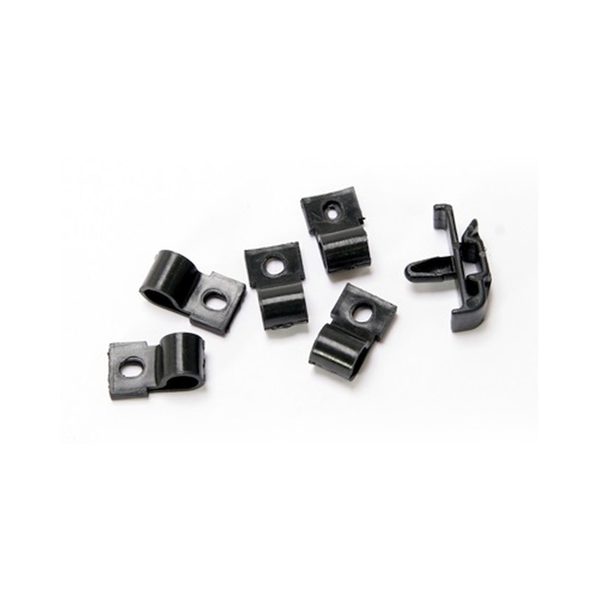 Scott Drake Underhood Turn Signal Harness Clips, Black ABS - 377774-SK