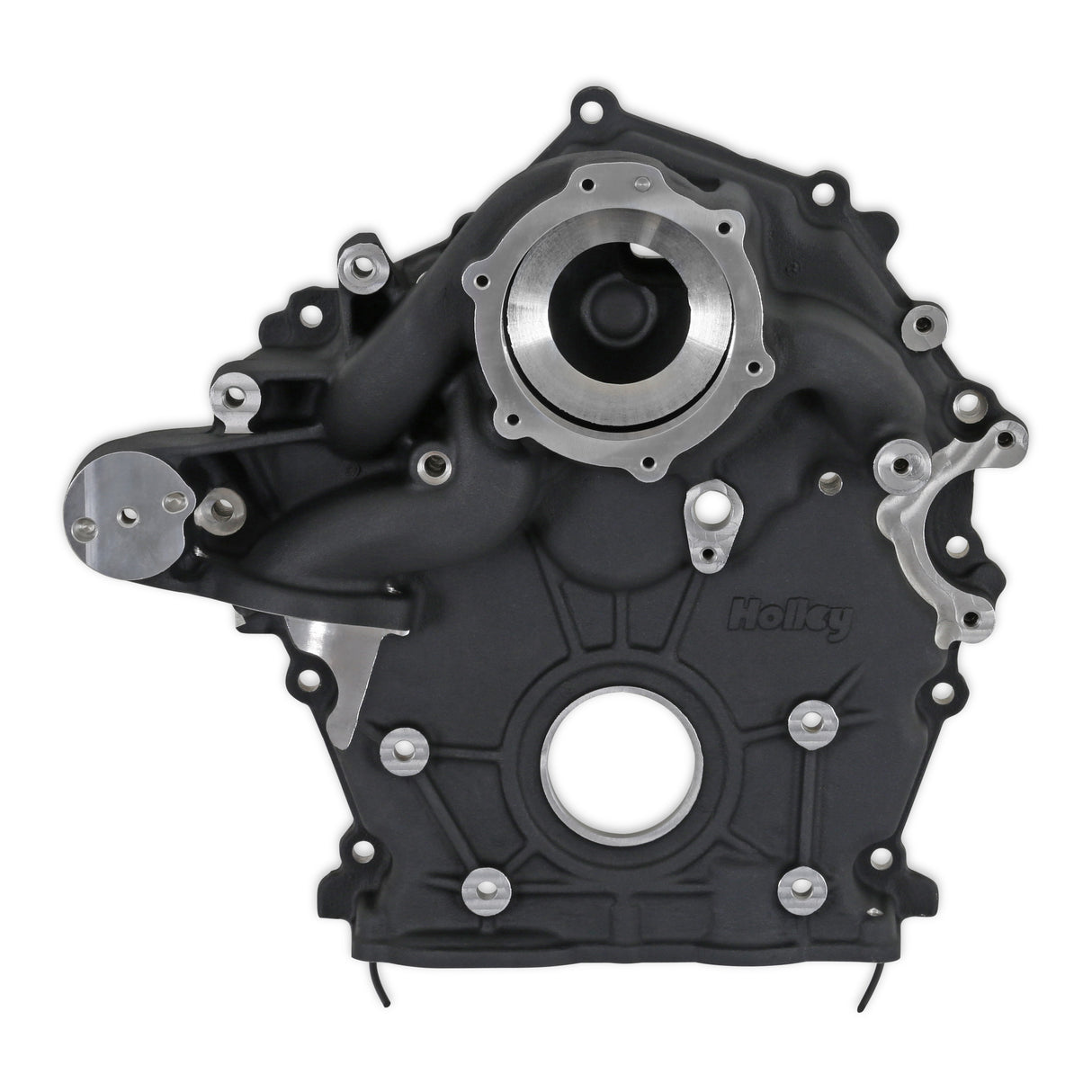 Holley 20-320BK Godzilla High-Mount Accessory Drive - With Swap Oil Pan and Pump - Base Kit - Black