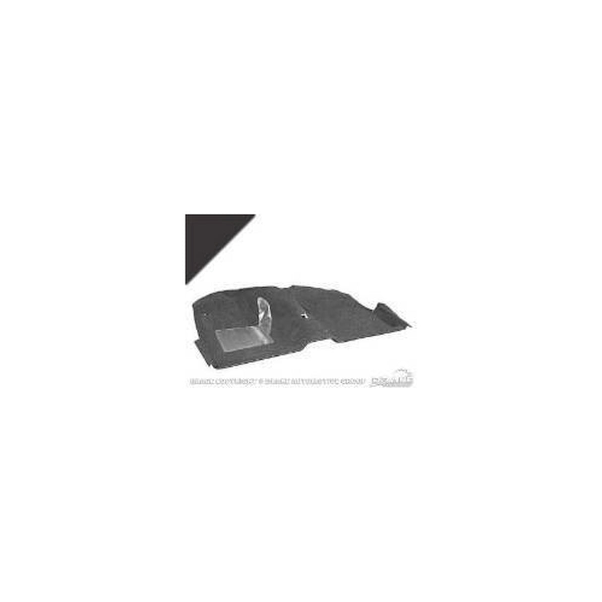 Scott Drake 65-68 Convertible Economy Carpet Kit (Black) - CAR-65-CV-BK-N