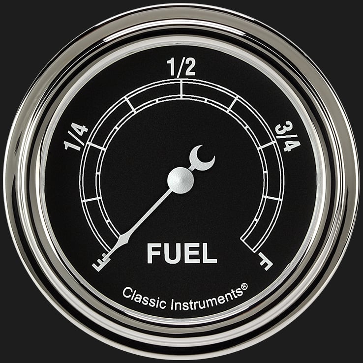 Classic Instruments Traditional 2 5/8" Fuel Gauge - TR309SLF