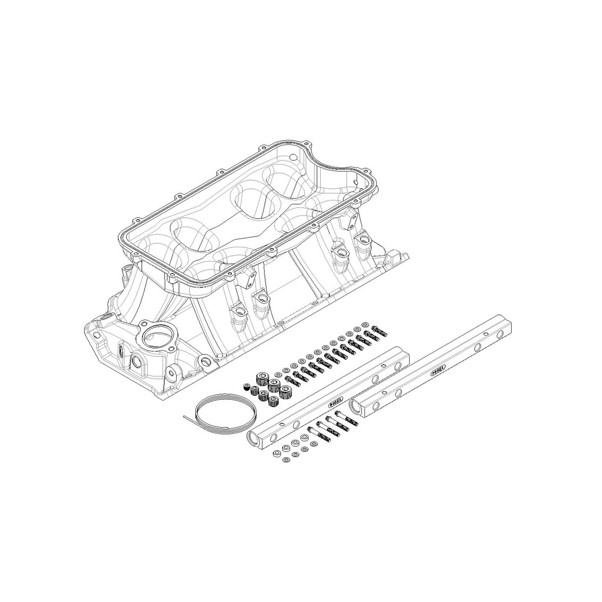Holley 300-961 Hi-Ram Base, Big Block Chevy