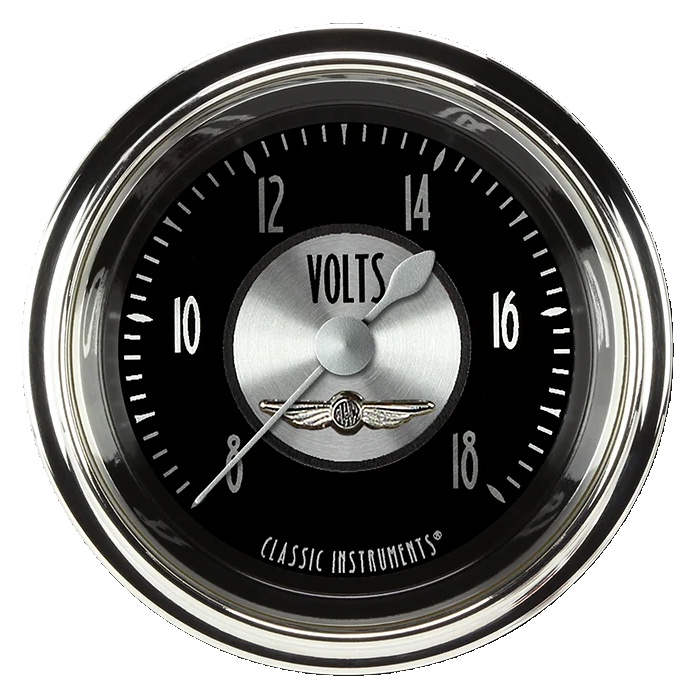 Classic Instruments All American Tradition 2 1/8" Voltage Gauge - AT130SHC