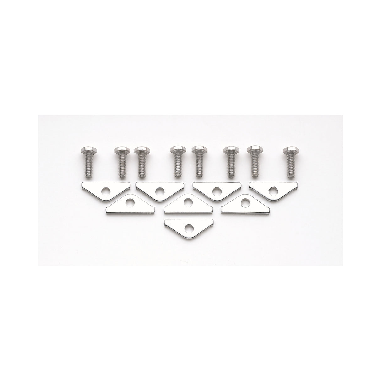 Mr Gasket Chrome Valve Covers Clamps & Bolts - Chrome - 9887