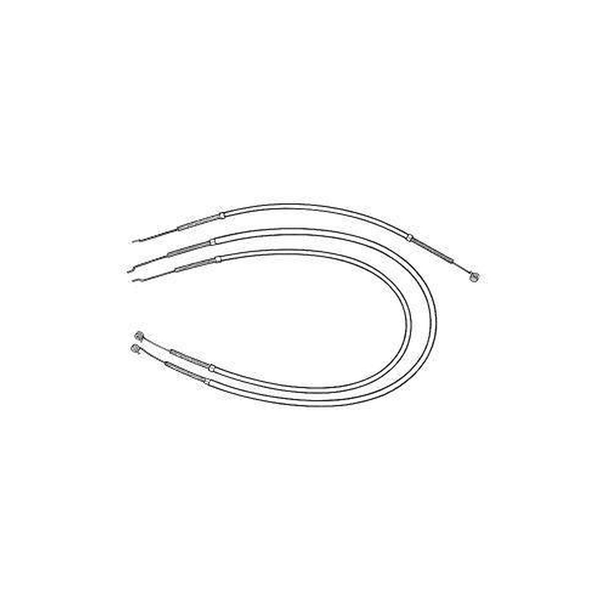 Scott Drake 64-66 Heater Control Cables (Heater,Temperature,Defroster) - C5ZZ-18518-52-K