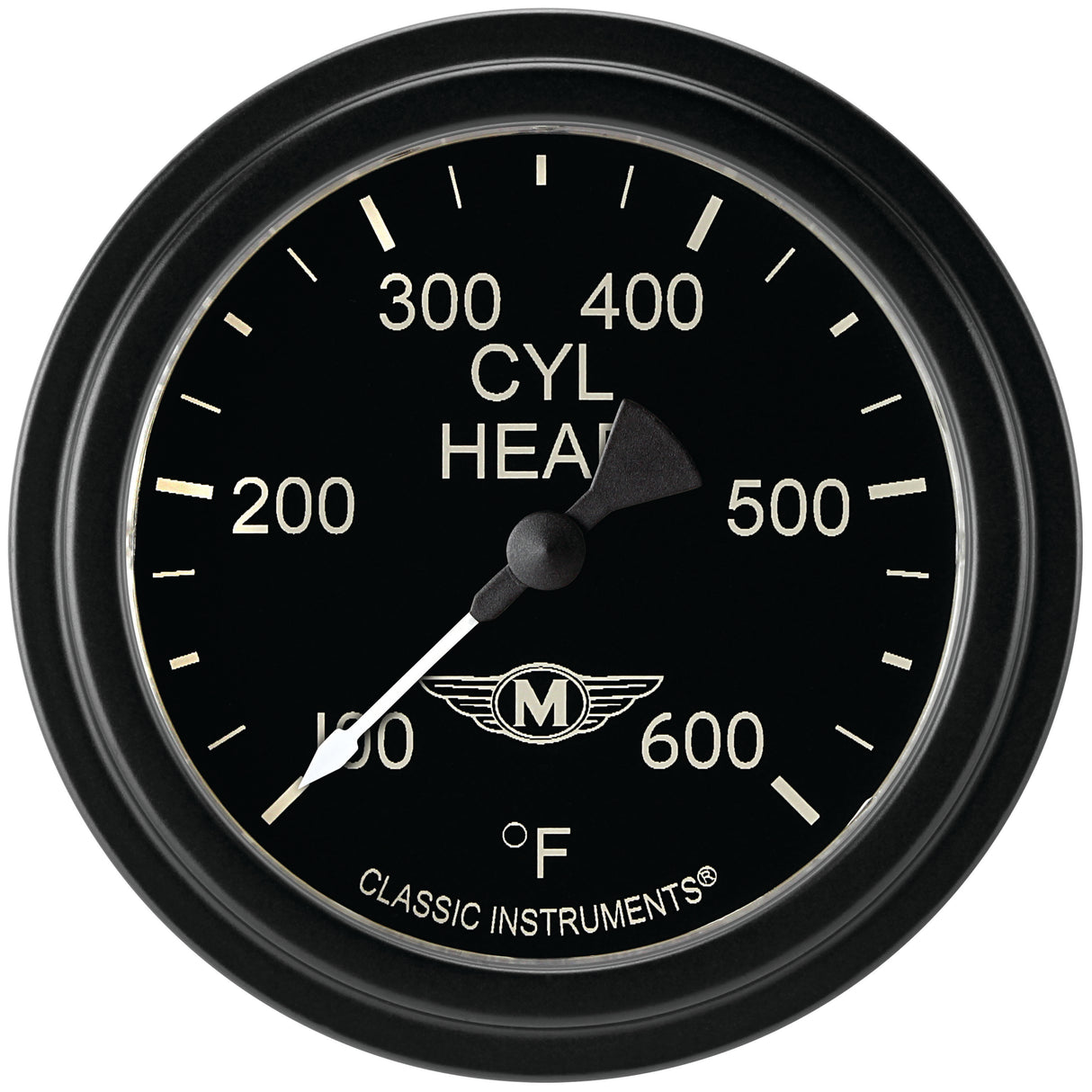 Classic Instruments Moal Bomber 2-5/8" Cylinder Head Tempature Gauge - MA397BLF