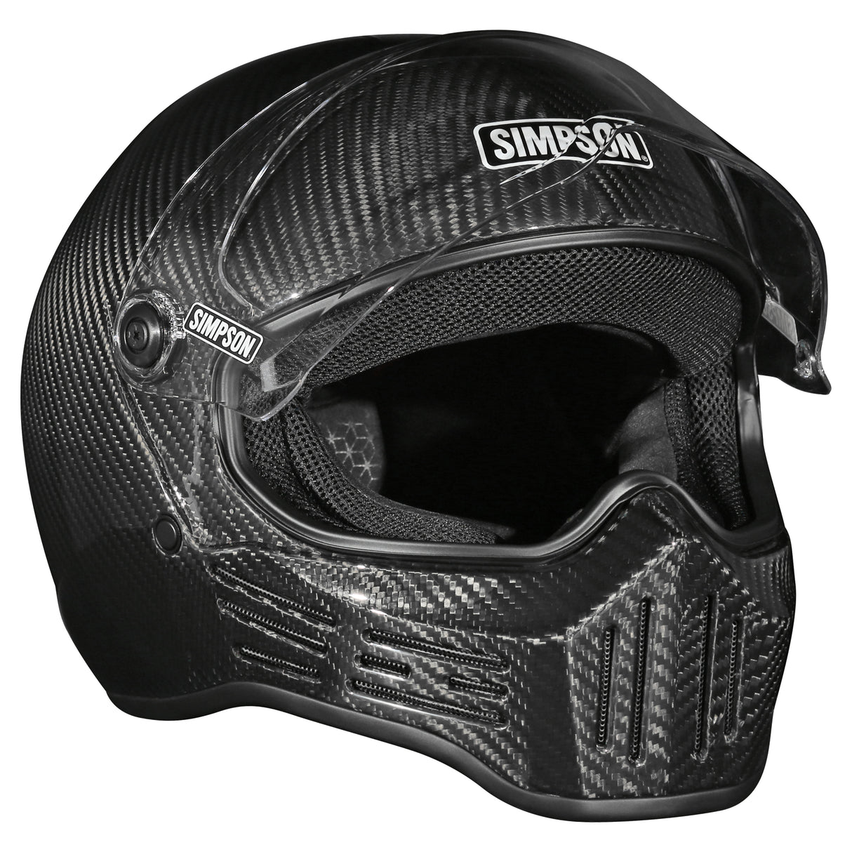 Simpson Motorcycle M30 Bandit Helmet - Carbon - Double Extra Large - M30C2X