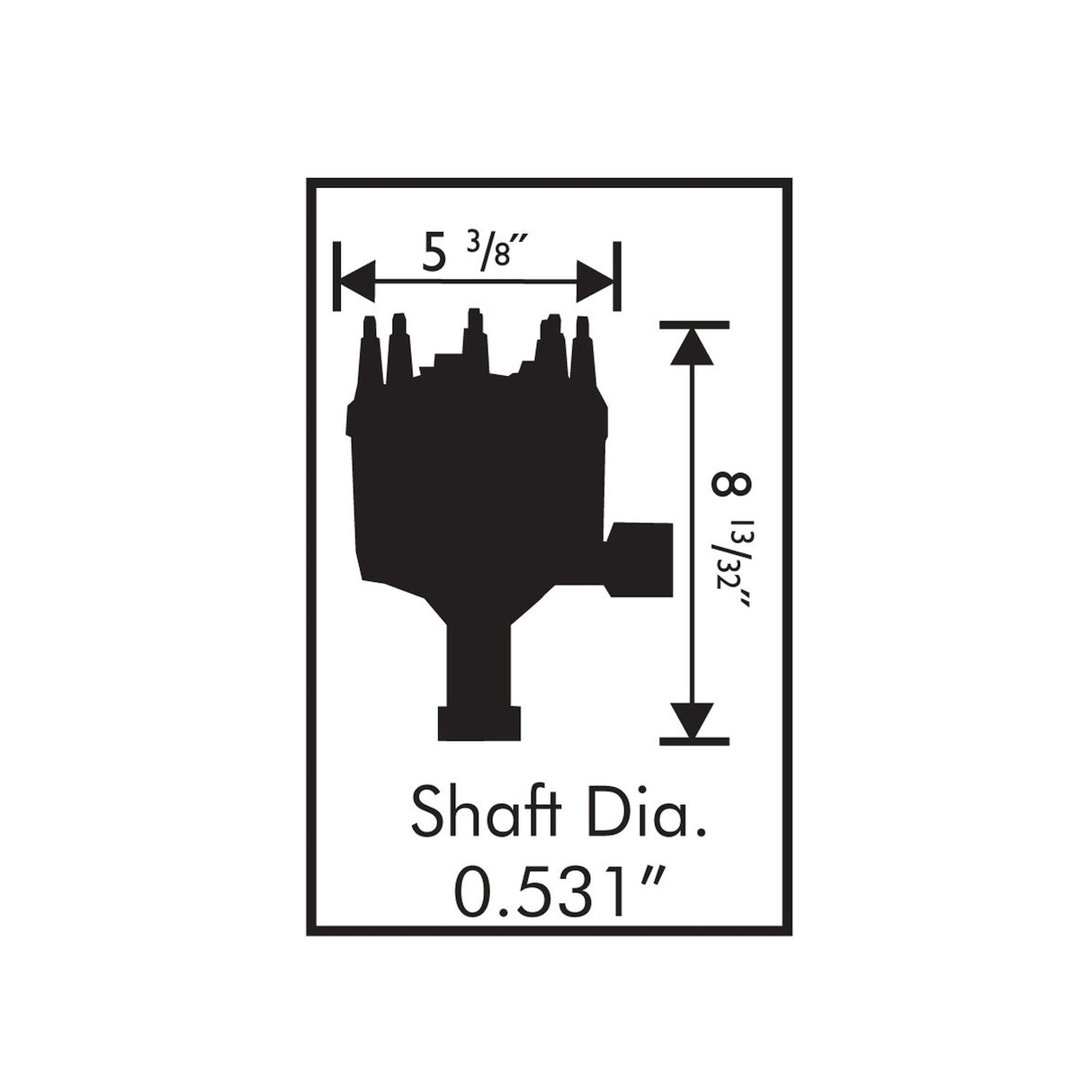 MSD Ford 5.0L Pro-Billet Distributor - 8456